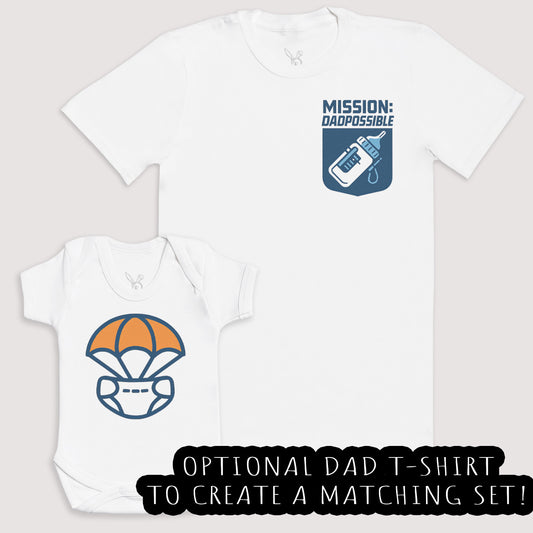 Mission Napossible - Baby Gift Set - Baby Bodysuit Gift Set