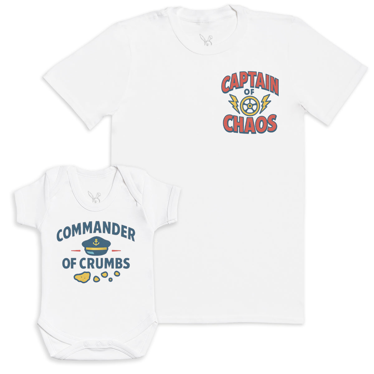 Commander of Crumbs - Baby Gift Set - Baby Bodysuit Gift Set