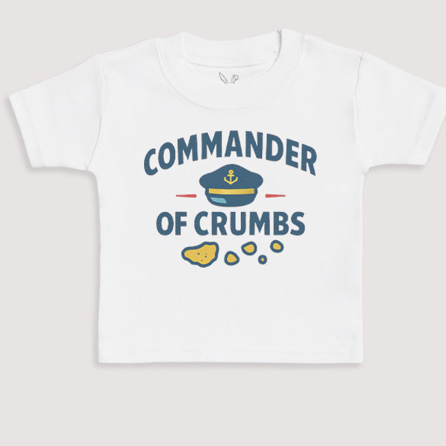 Commander of Crumbs - Baby Gift Set - Baby Bodysuit Gift Set