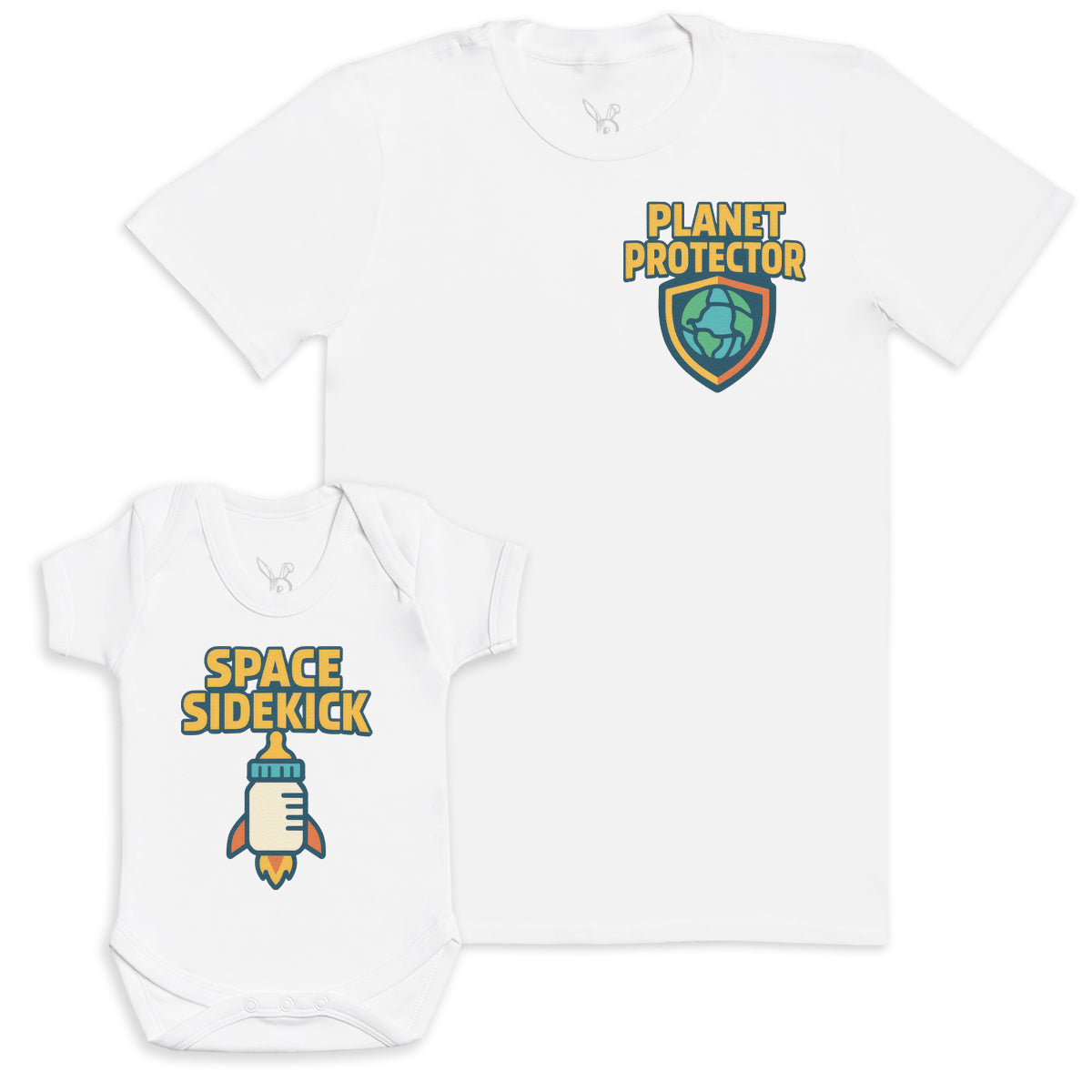 Space Sidekick - Baby Gift Set - Baby Bodysuit Gift Set