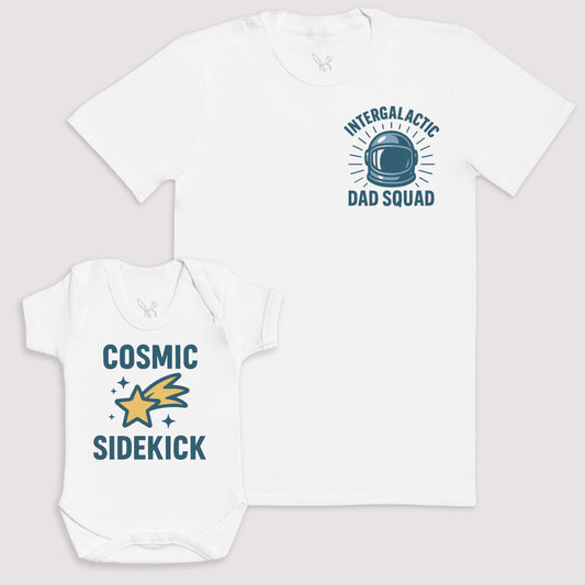 Cosmic Sidekick - Baby Gift Set - Baby Bodysuit Gift Set