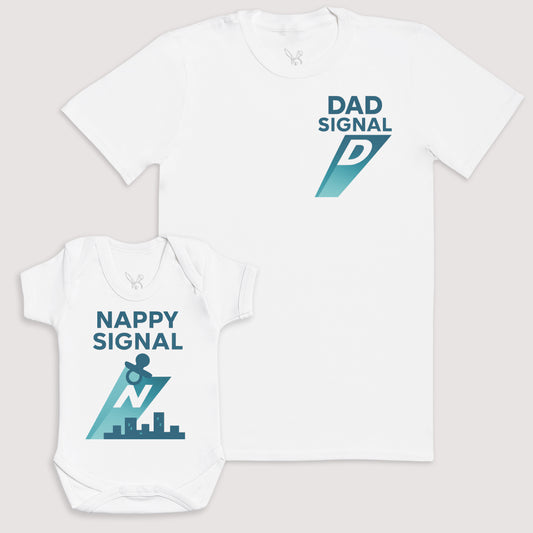 Nappy Signal - Baby Gift Set - Baby Bodysuit Gift Set