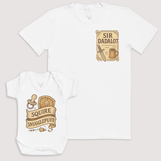 Squire Snugglepuff - Baby Gift Set - Baby Bodysuit Gift Set