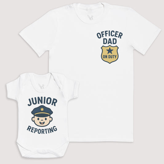 Junior Reporting - Baby Gift Set - Baby Bodysuit Gift Set