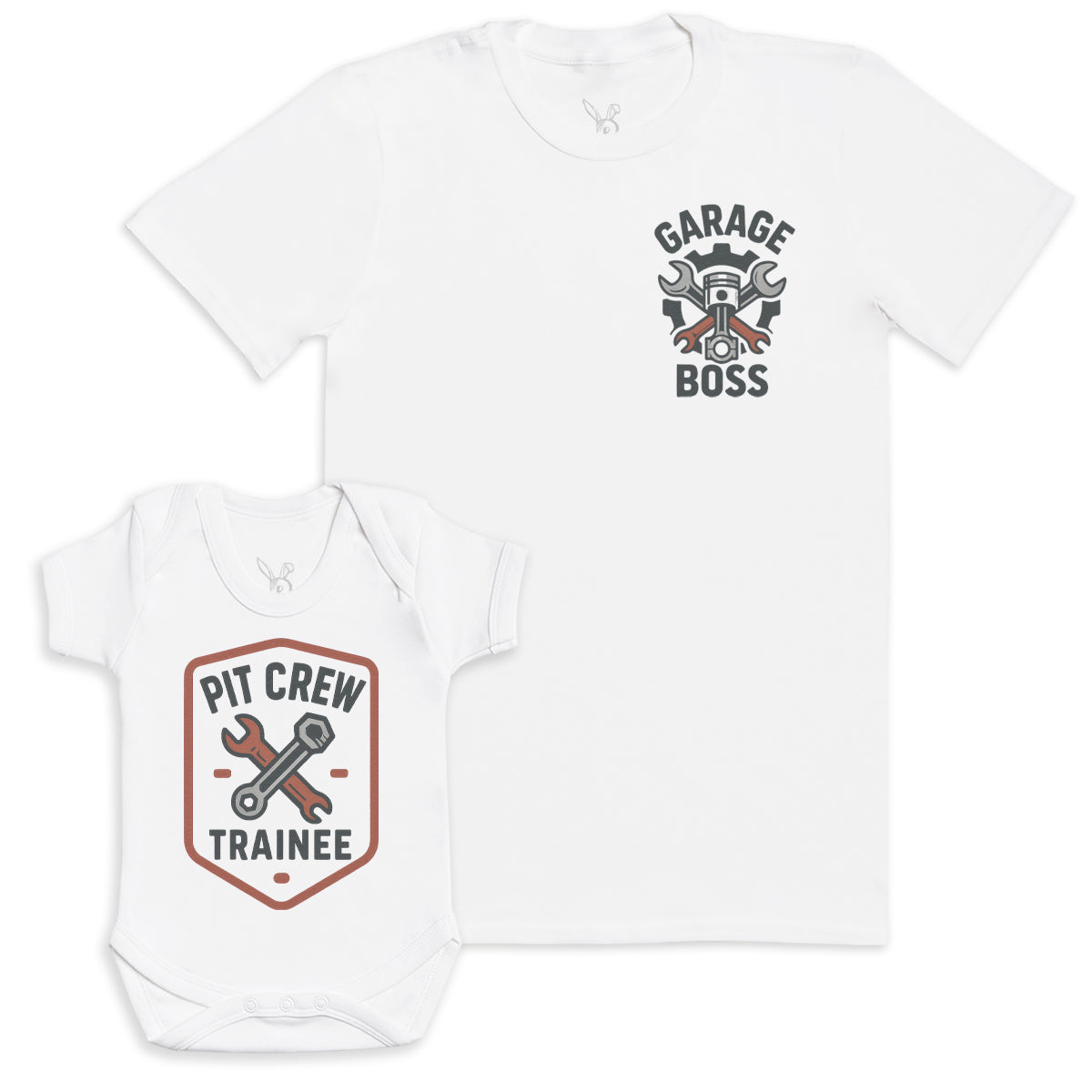 Pit Crew Trainee - Baby Gift Set - Baby Bodysuit Gift Set