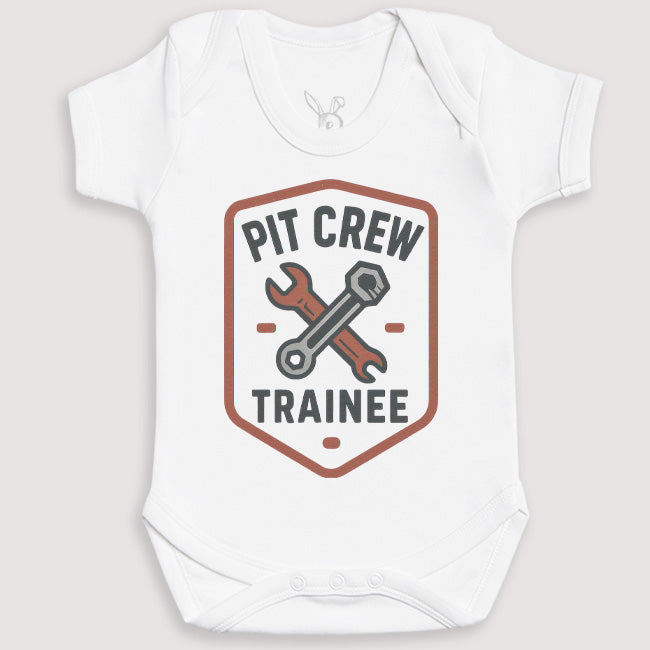 Pit Crew Trainee - Baby Gift Set - Baby Bodysuit Gift Set