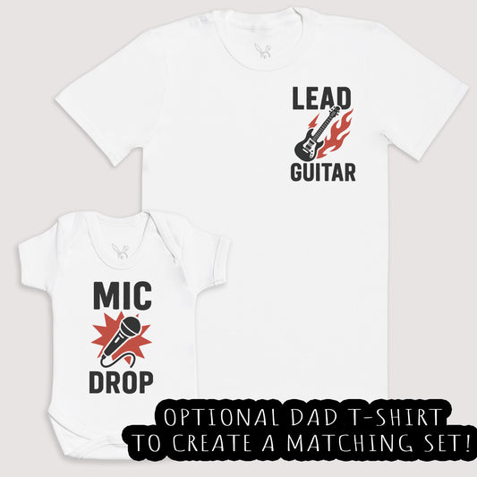 Mic Drop - Baby Gift Set - Baby Bodysuit Gift Set