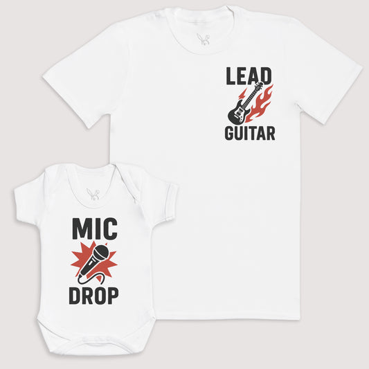 Mic Drop - Baby Gift Set - Baby Bodysuit Gift Set