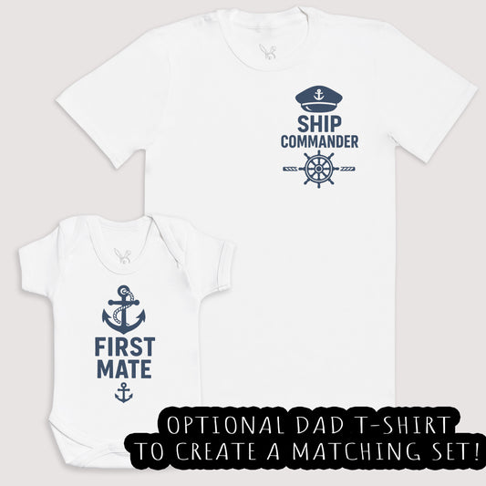 First Mate - Baby Gift Set - Baby Bodysuit Gift Set