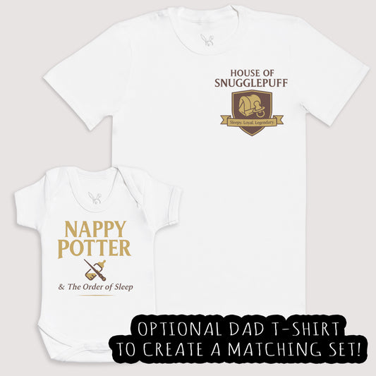 Nappy Potter - Baby Gift Set - Baby Bodysuit Gift Set