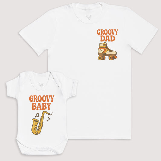 Groovy Baby - Baby Gift Set - Baby Bodysuit Gift Set