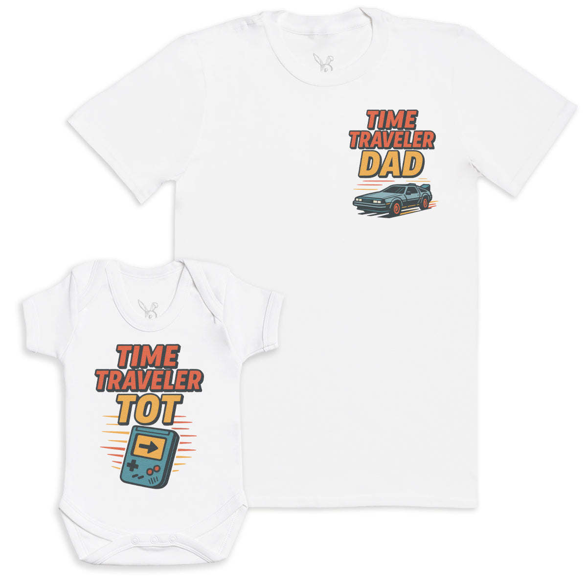 Time Traveler Tot - Baby Gift Set - Baby Bodysuit Gift Set
