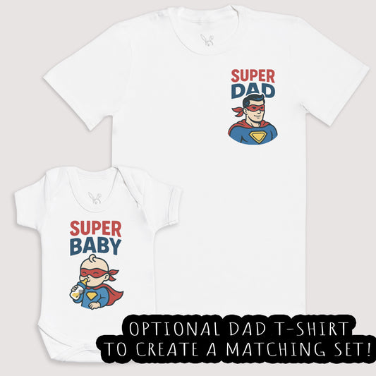 Super Baby - Baby Gift Set - Baby Bodysuit Gift Set