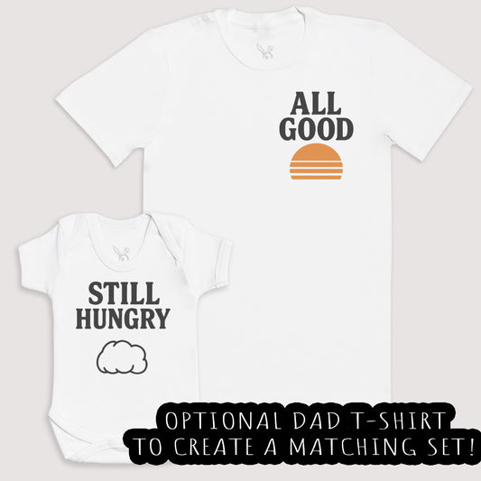 Still Hungry - Baby Gift Set - Baby Bodysuit Gift Set