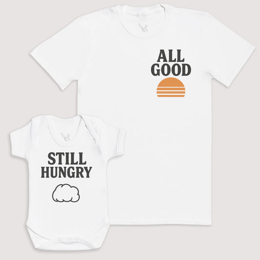 Still Hungry - Baby Gift Set - Baby Bodysuit Gift Set