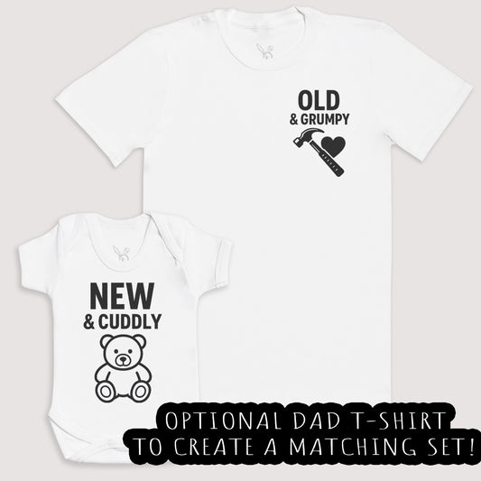 New And Cuddly - Baby Gift Set - Baby Bodysuit Gift Set