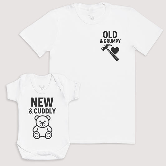 New And Cuddly - Baby Gift Set - Baby Bodysuit Gift Set