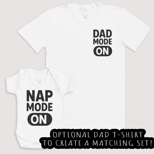 Nap Mode On - Baby Gift Set - Baby Bodysuit Gift Set