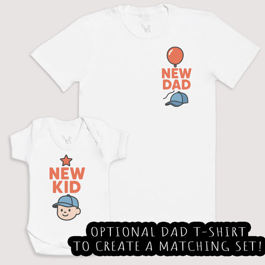 New Kid - Baby Gift Set - Baby Bodysuit Gift Set