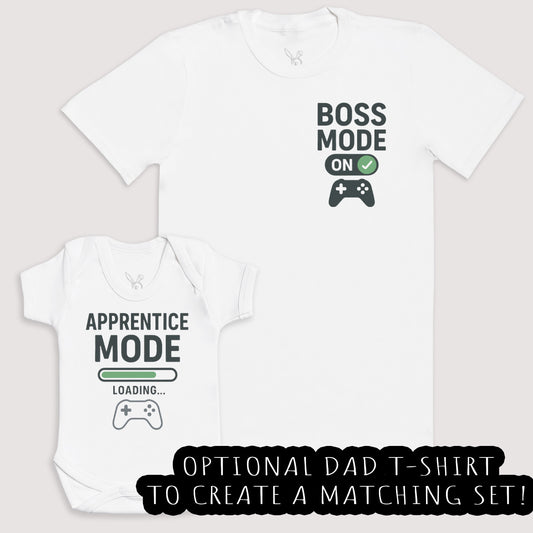 Apprentice Mode - Baby Gift Set - Baby Bodysuit Gift Set