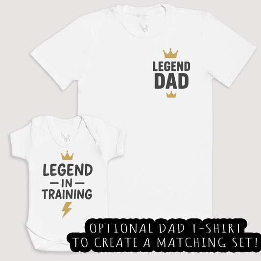 Legend In Training - Baby Gift Set - Baby Bodysuit Gift Set