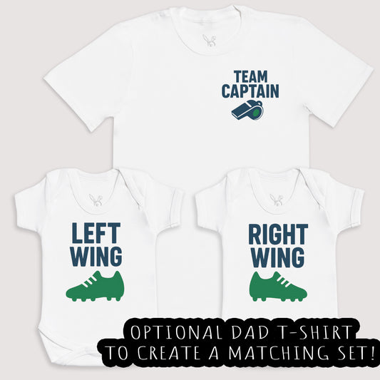 Left Wing Right Wing - Baby Gift Set - Baby Bodysuit Gift Set