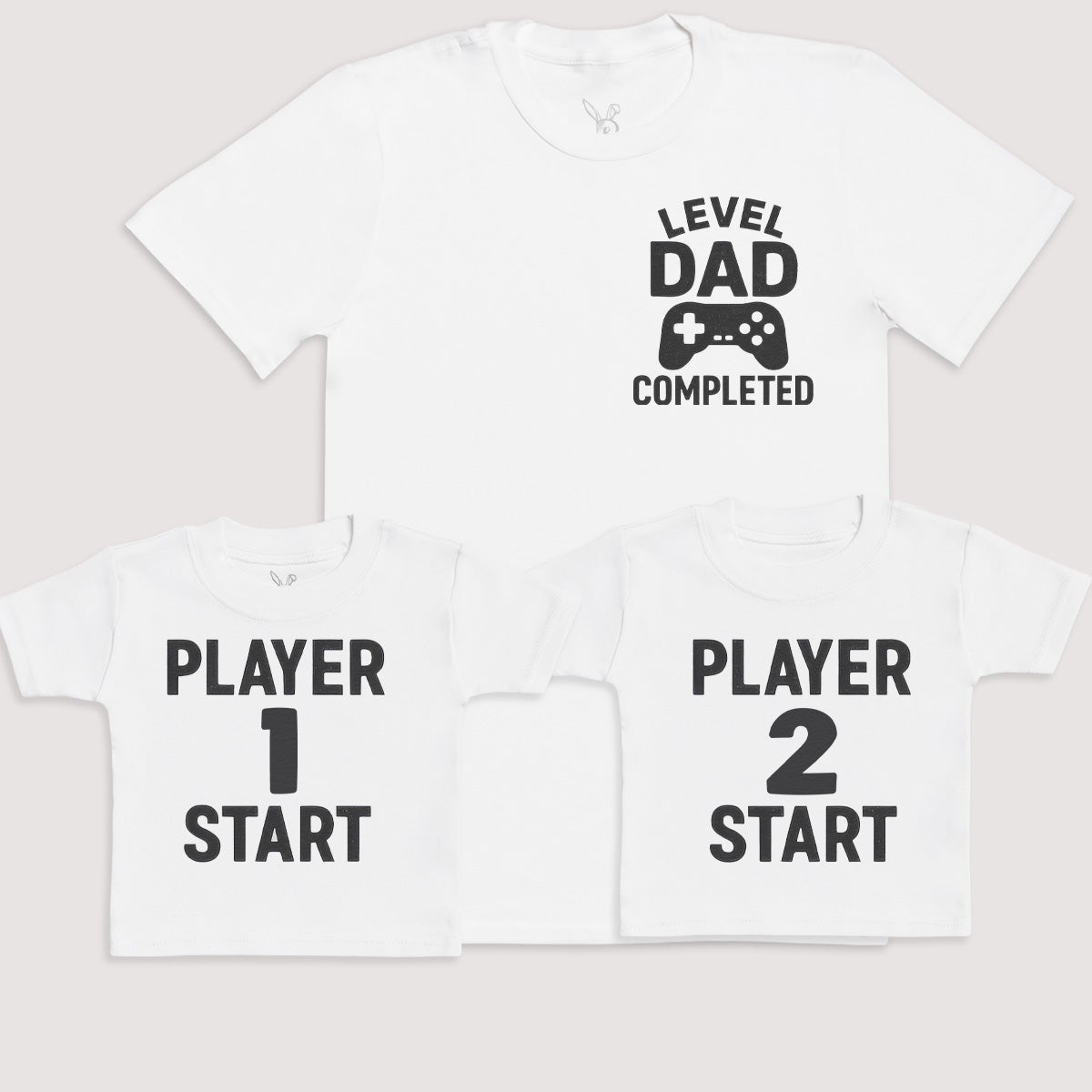 Player 1 Player 2 Start - Baby Gift Set - Baby Bodysuit Gift Set