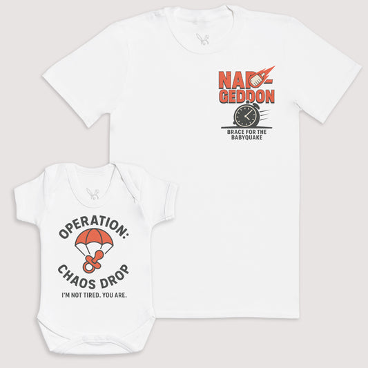 Operation Chaos Drop - Baby Gift Set - Baby Bodysuit Gift Set
