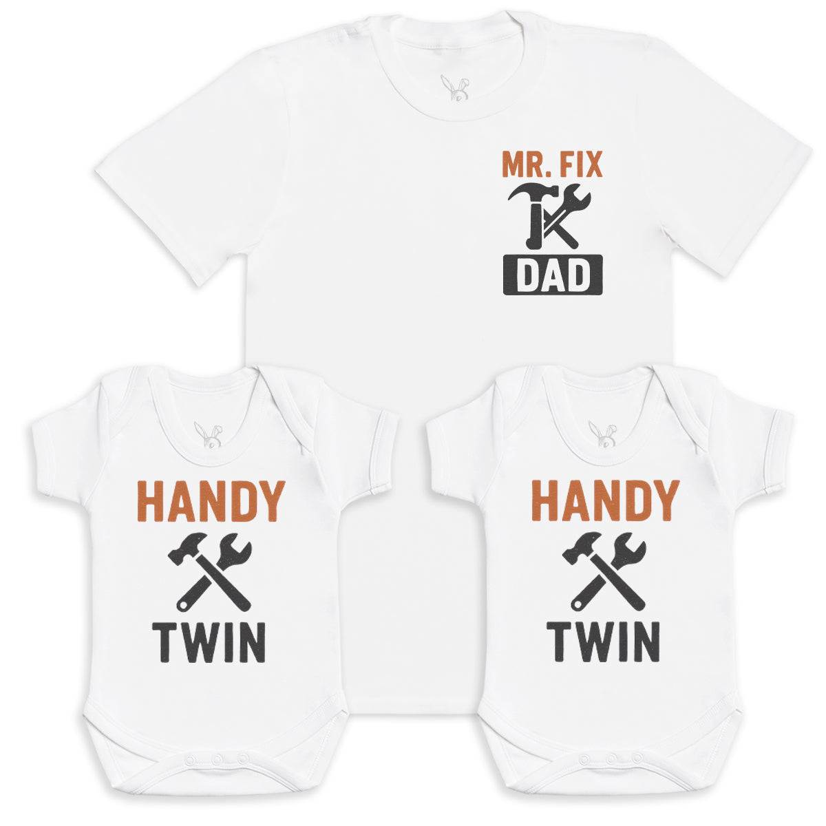 Handy Twins - Baby Gift Set - Baby Bodysuit Gift Set