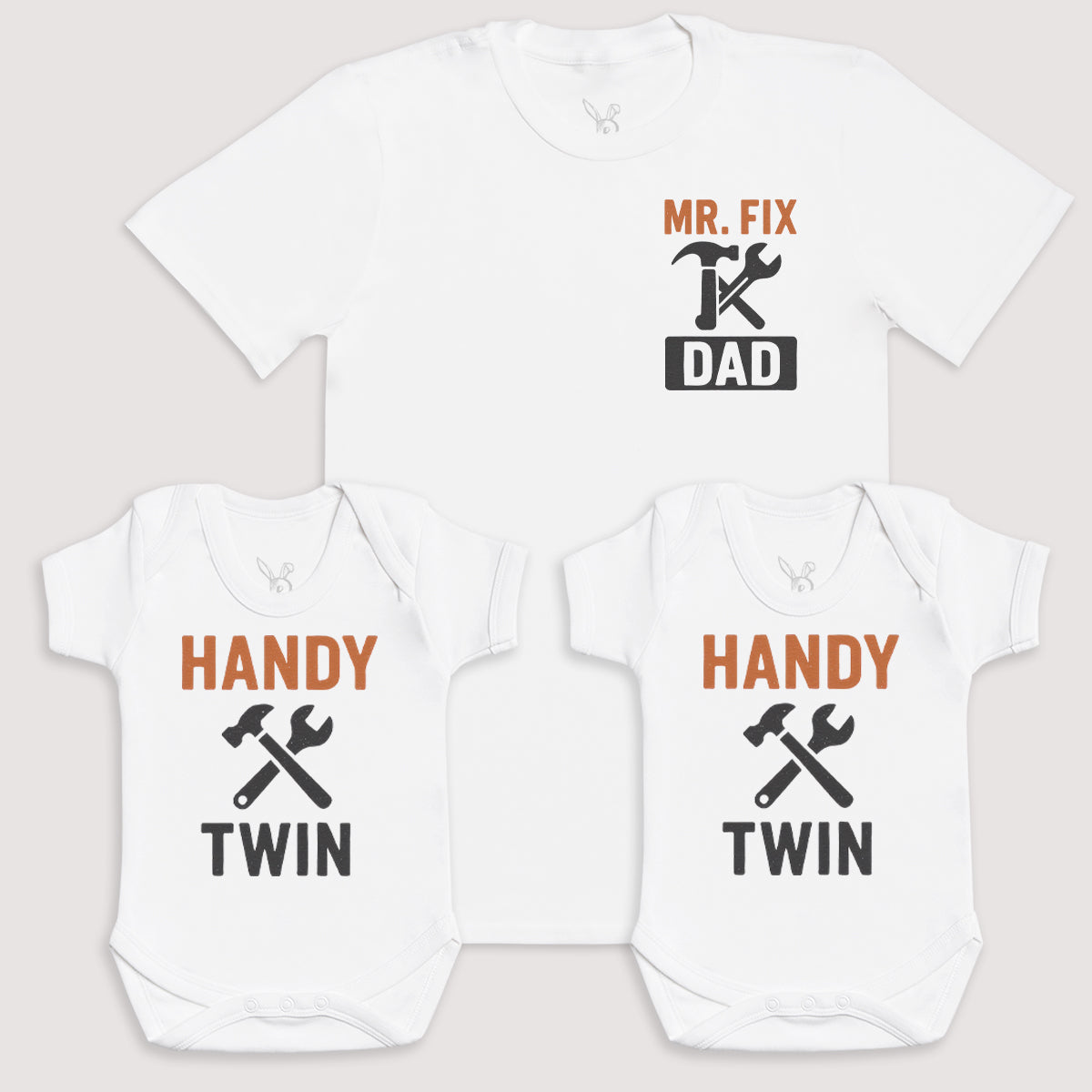 Handy Twins - Baby Gift Set - Baby Bodysuit Gift Set