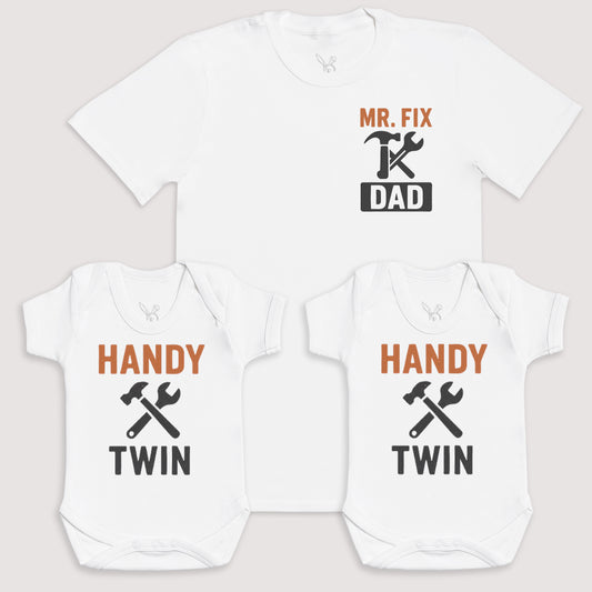 Handy Twins - Baby Gift Set - Baby Bodysuit Gift Set
