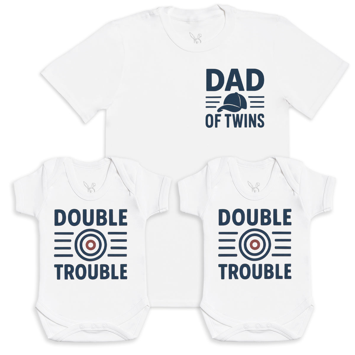 Double Trouble - Baby Gift Set - Baby Bodysuit Gift Set