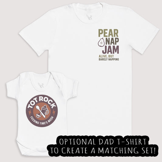 Tot Rock - Baby Gift Set - Baby Bodysuit Gift Set