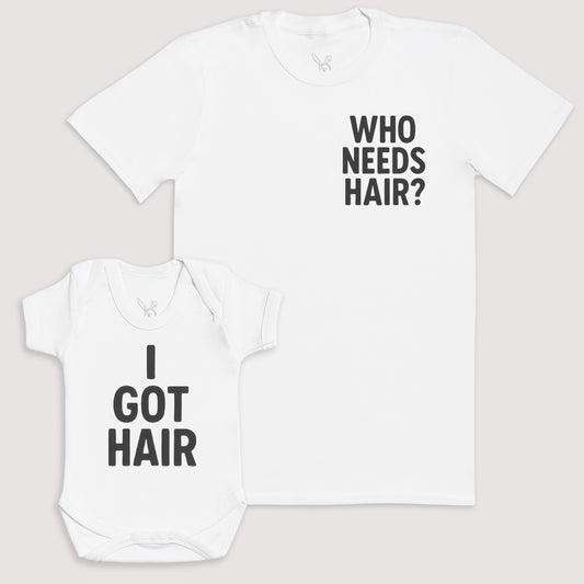 I Got Hair - Baby Gift Set - Baby Bodysuit Gift Set