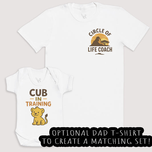 Cub In Training - Baby Gift Set - Baby Bodysuit Gift Set