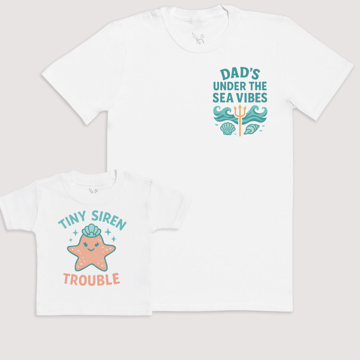 Tiny Siren Trouble - Baby Gift Set - Baby Bodysuit Gift Set