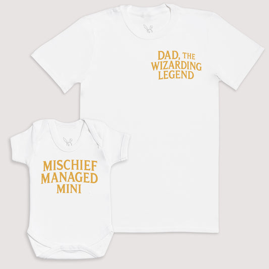 Mischief Managed Mini - Baby Gift Set - Baby Bodysuit Gift Set