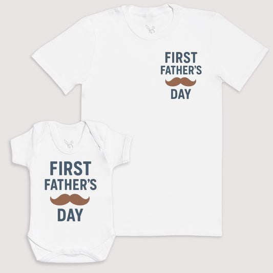First Father's Day - Baby Gift Set - Baby Bodysuit Gift Set