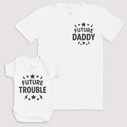 Future Trouble - Baby Gift Set - Baby Bodysuit Gift Set