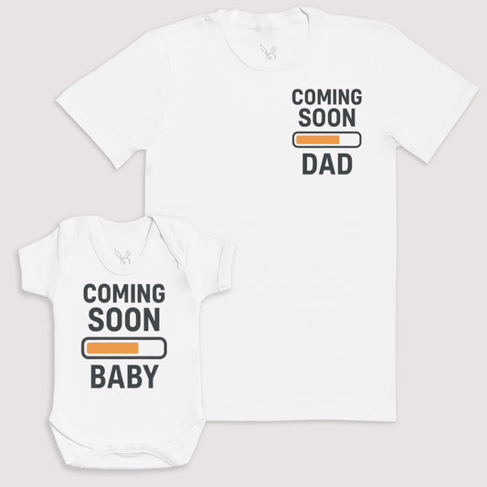 Coming Soon Baby - Baby Gift Set - Baby Bodysuit Gift Set