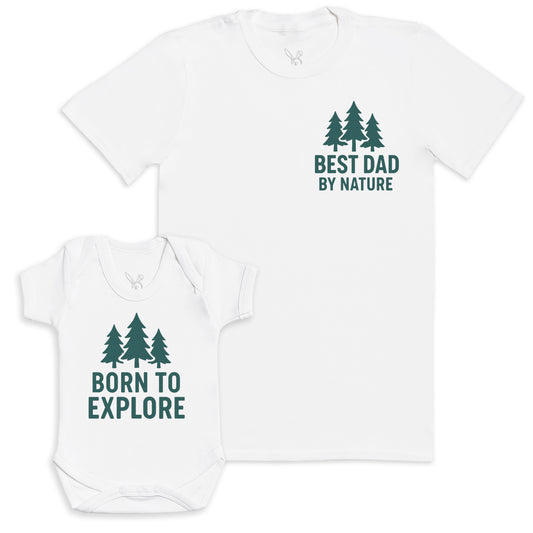 Born To Explore - Baby Gift Set - Baby Bodysuit Gift Set