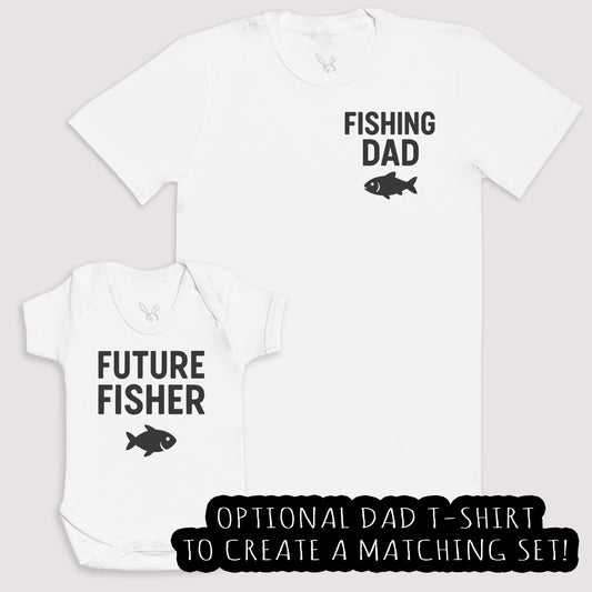 Future Fisher - Baby Gift Set - Baby Bodysuit Gift Set