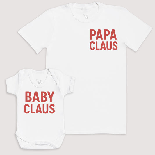 Baby Claus - Baby Gift Set - Baby Bodysuit Gift Set