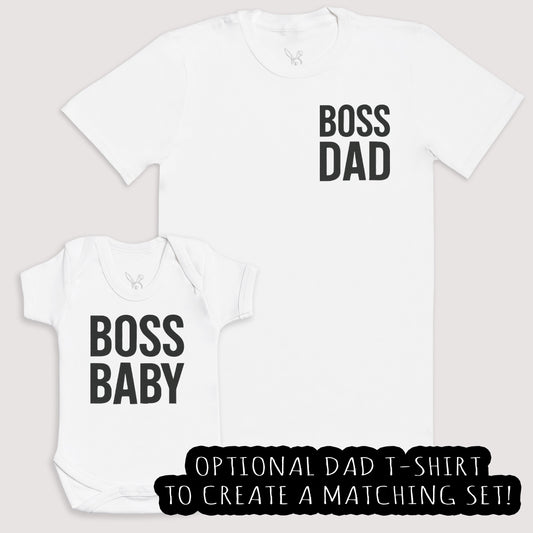 Boss Baby - Baby Gift Set - Baby Bodysuit Gift Set