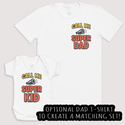 Call Me Superkid - Baby Gift Set - Baby Bodysuit Gift Set