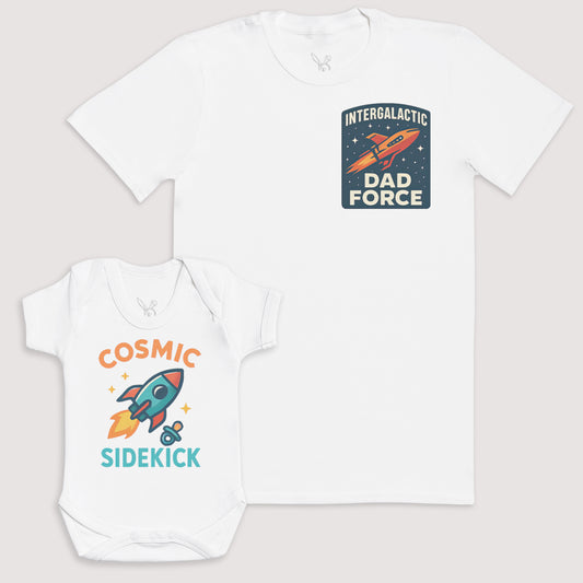 Cosmic Sidekick - Baby Gift Set - Baby Bodysuit Gift Set