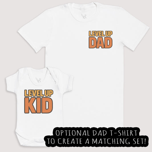 Level Up Kid - Baby Gift Set - Baby Bodysuit Gift Set
