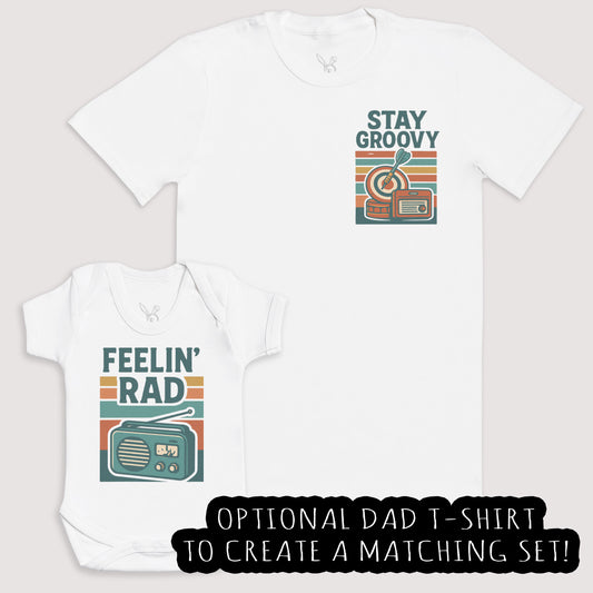 Feelin Rad - Baby Gift Set - Baby Bodysuit Gift Set