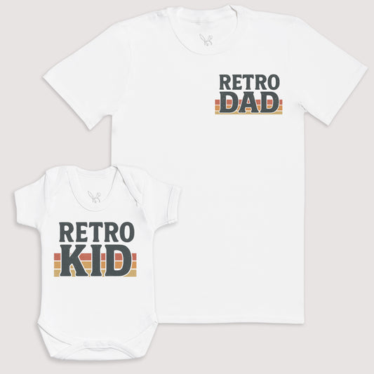 Retro Kid - Baby Gift Set - Baby Bodysuit Gift Set
