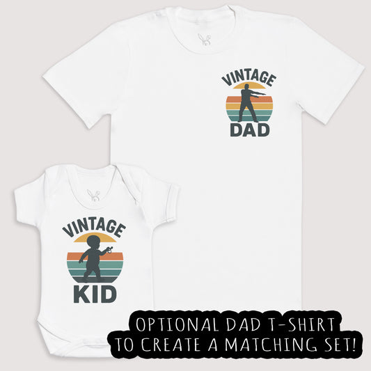 Vintage Kid - Baby Gift Set - Baby Bodysuit Gift Set